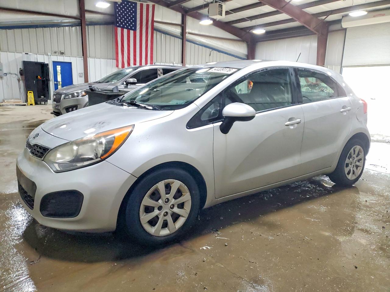 2012 Kia Rio 5-door Ex Silver vin: KNADN5A39C6032467