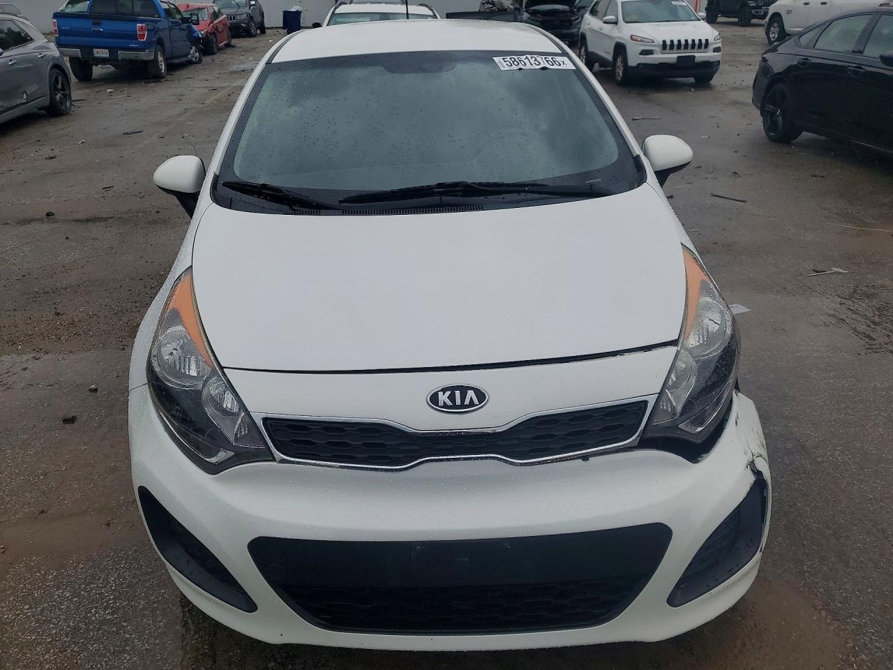 2012 Kia Rio 5-door Ex White vin: KNADN5A39C6054713