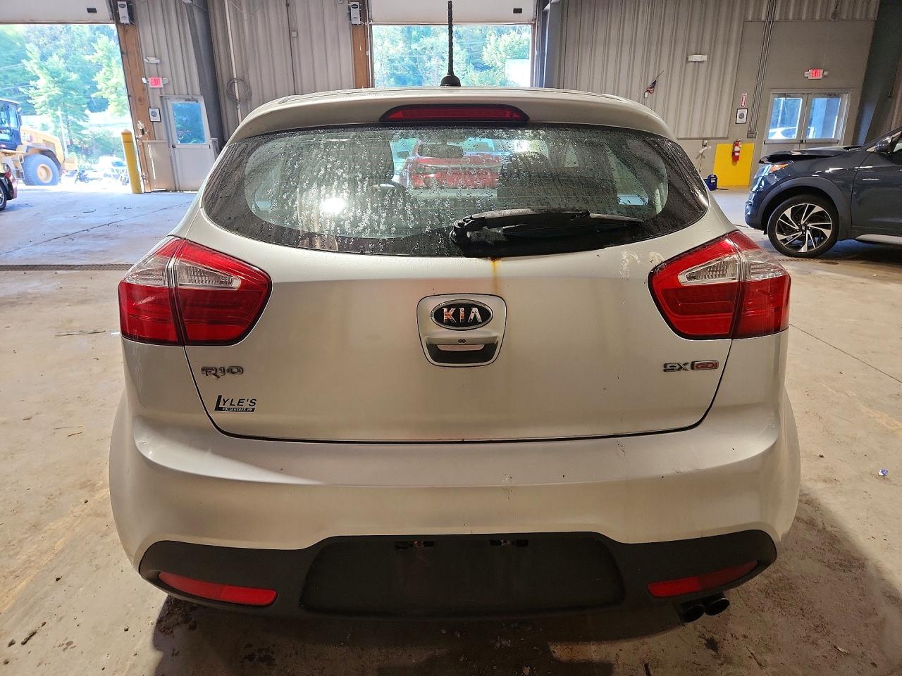 2012 Kia Rio 5-door Sx Silver vin: KNADN5A39C6064786