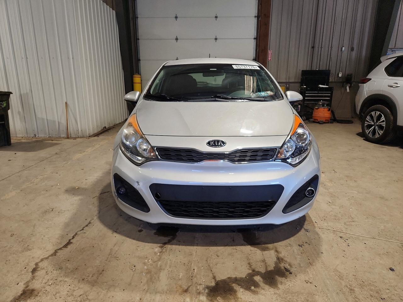 2012 Kia Rio 5-door Sx Silver vin: KNADN5A39C6064786