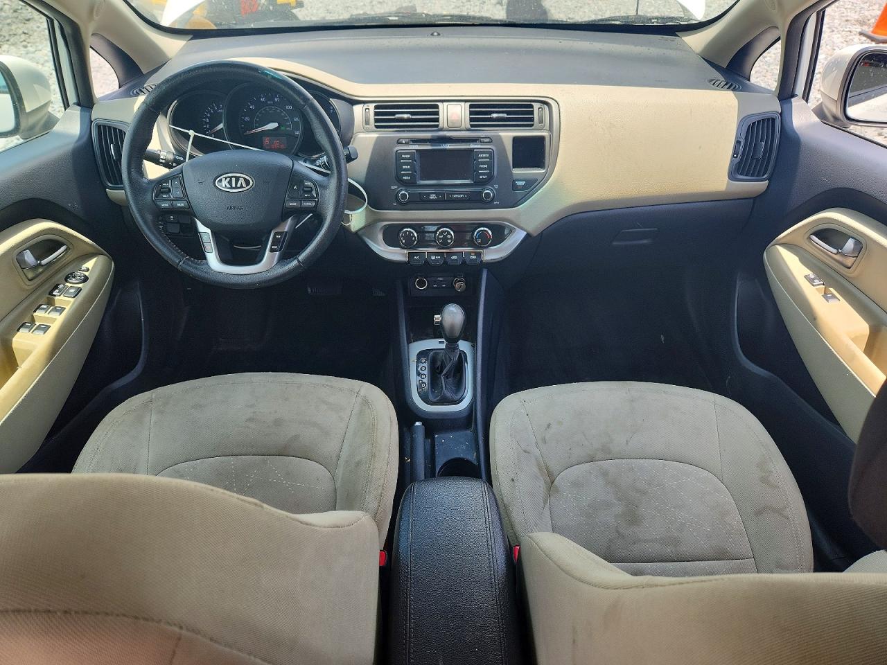 2013 Kia Rio 5-door Ex White vin: KNADN5A39D6132408