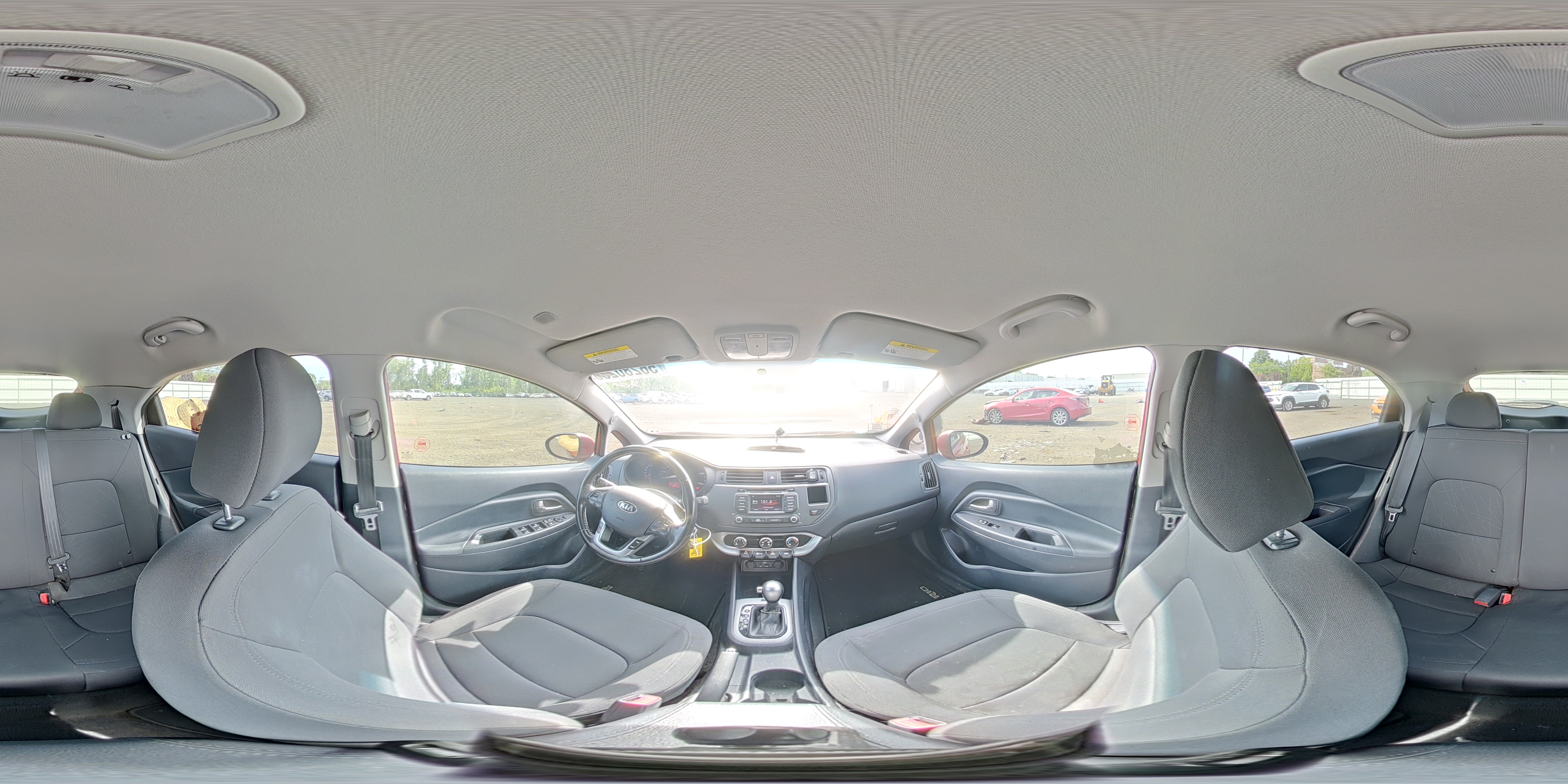 2015 Kia Rio 5-door Ex Red vin: KNADN5A39F6420982