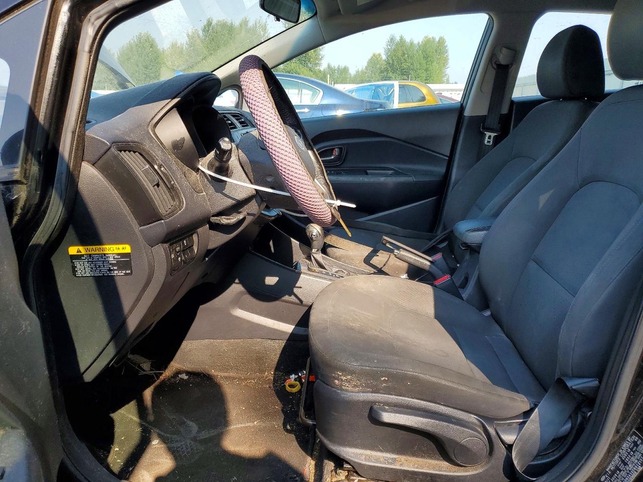 2012 Kia Rio 5-door Ex Black vin: KNADN5A3XC6012597