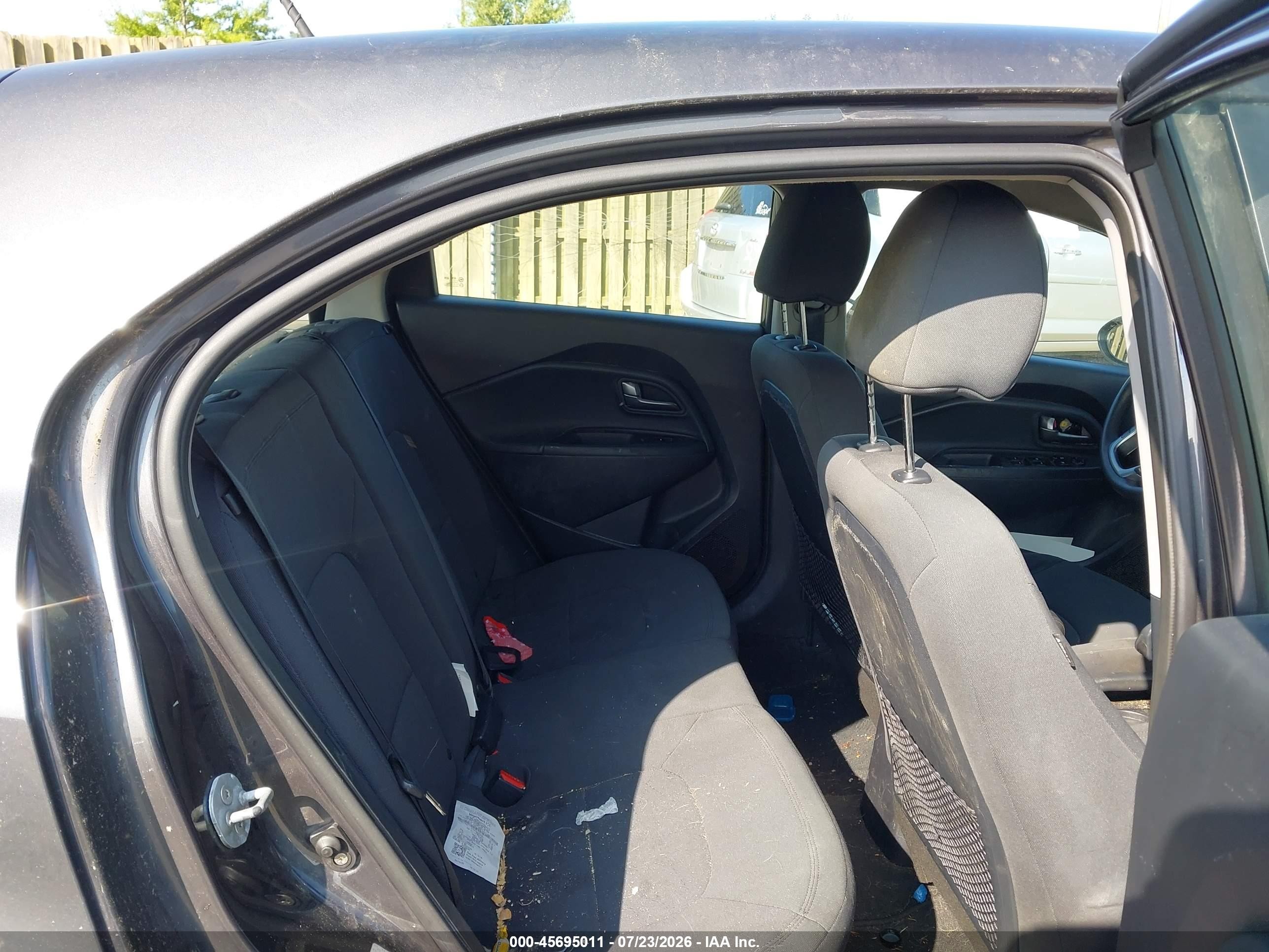2013 Kia Rio Ex Gray vin: KNADN5A3XD6208380