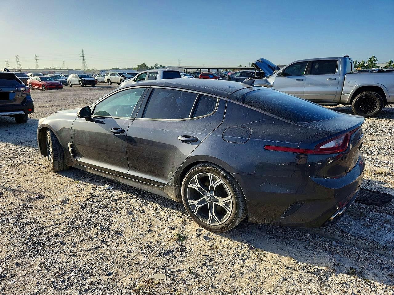 2020 Kia Stinger Gt-line Gray vin: KNAE15LA1L6076460