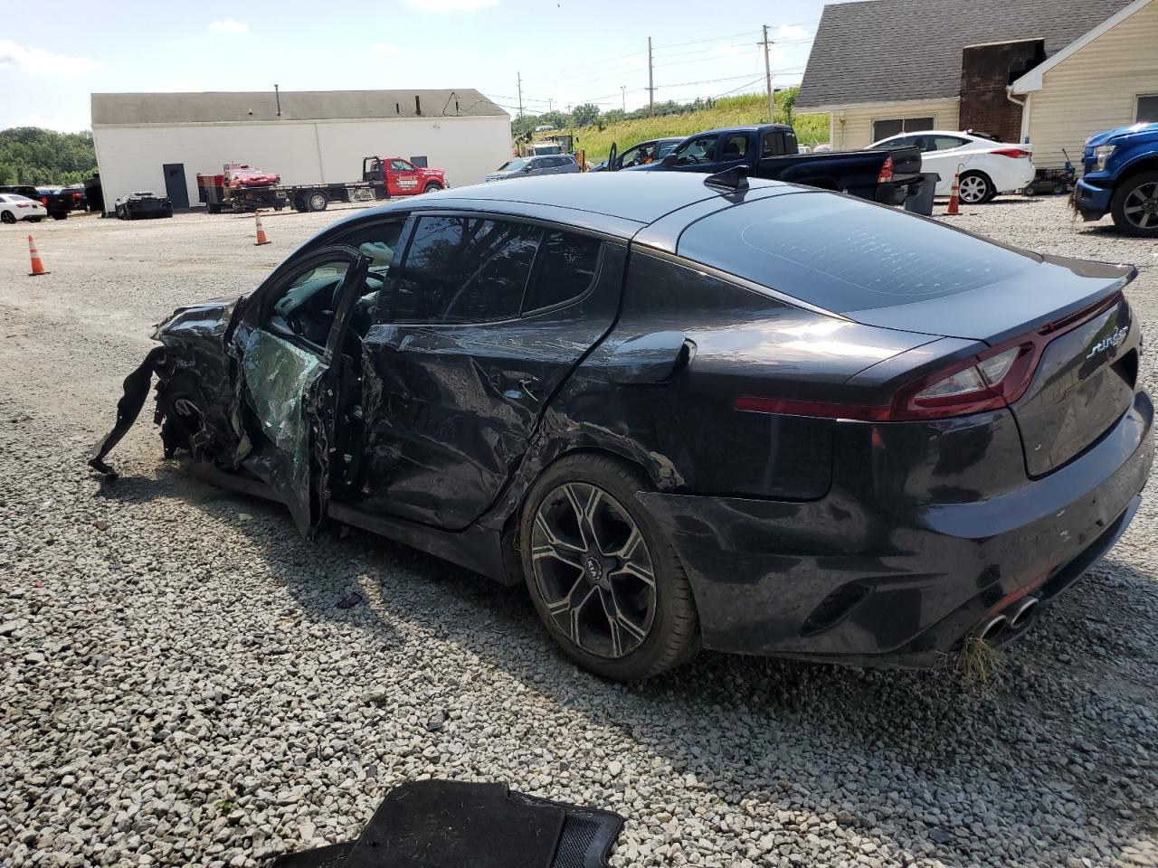 2020 Kia Stinger Угольный vin: KNAE15LA1L6077303