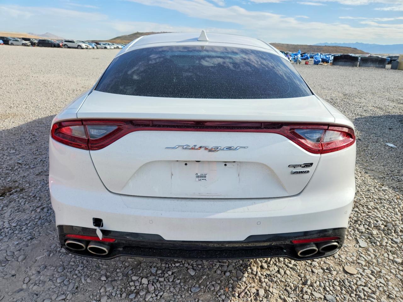 2021 Kia Stinger Gt-line Белый vin: KNAE15LA4M6092038