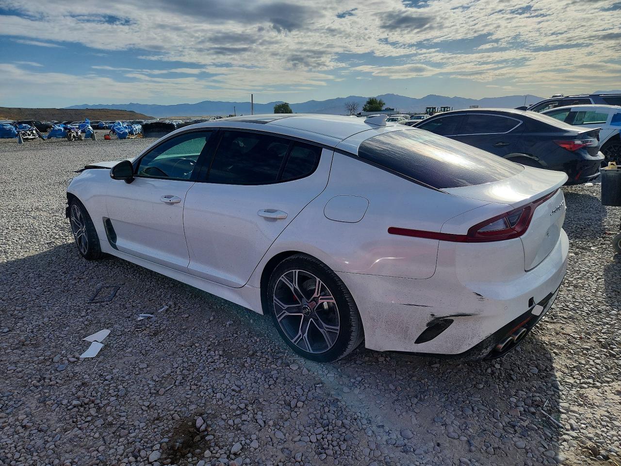 2021 Kia Stinger Gt-line Белый vin: KNAE15LA4M6092038