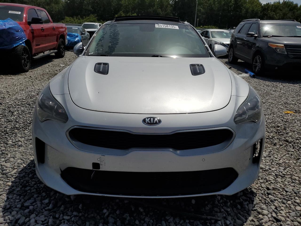 2018 Kia Stinger Premium Silver vin: KNAE25LA1J6027012