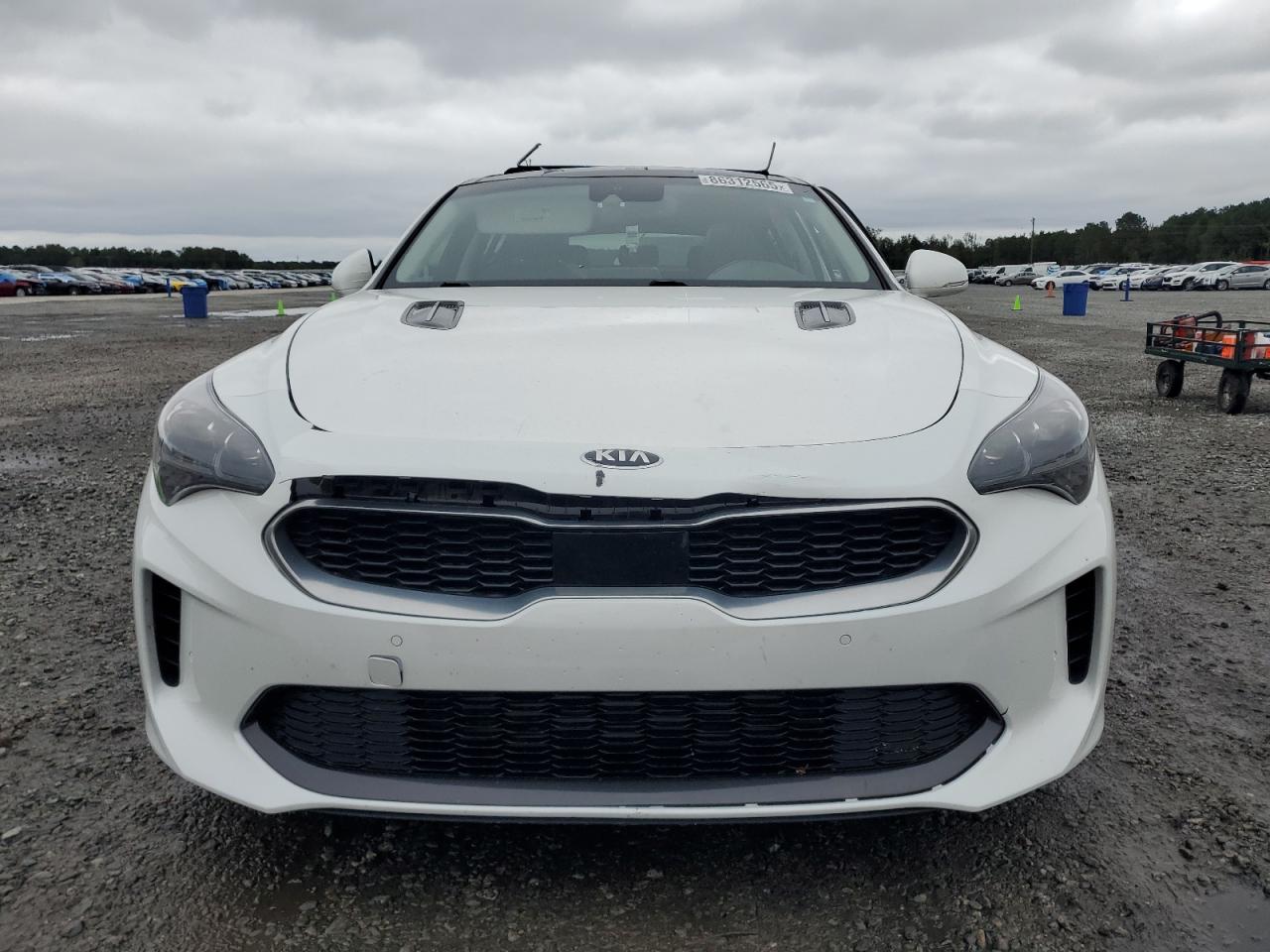 2018 Kia Stinger Premium Белый vin: KNAE25LA2J6035460