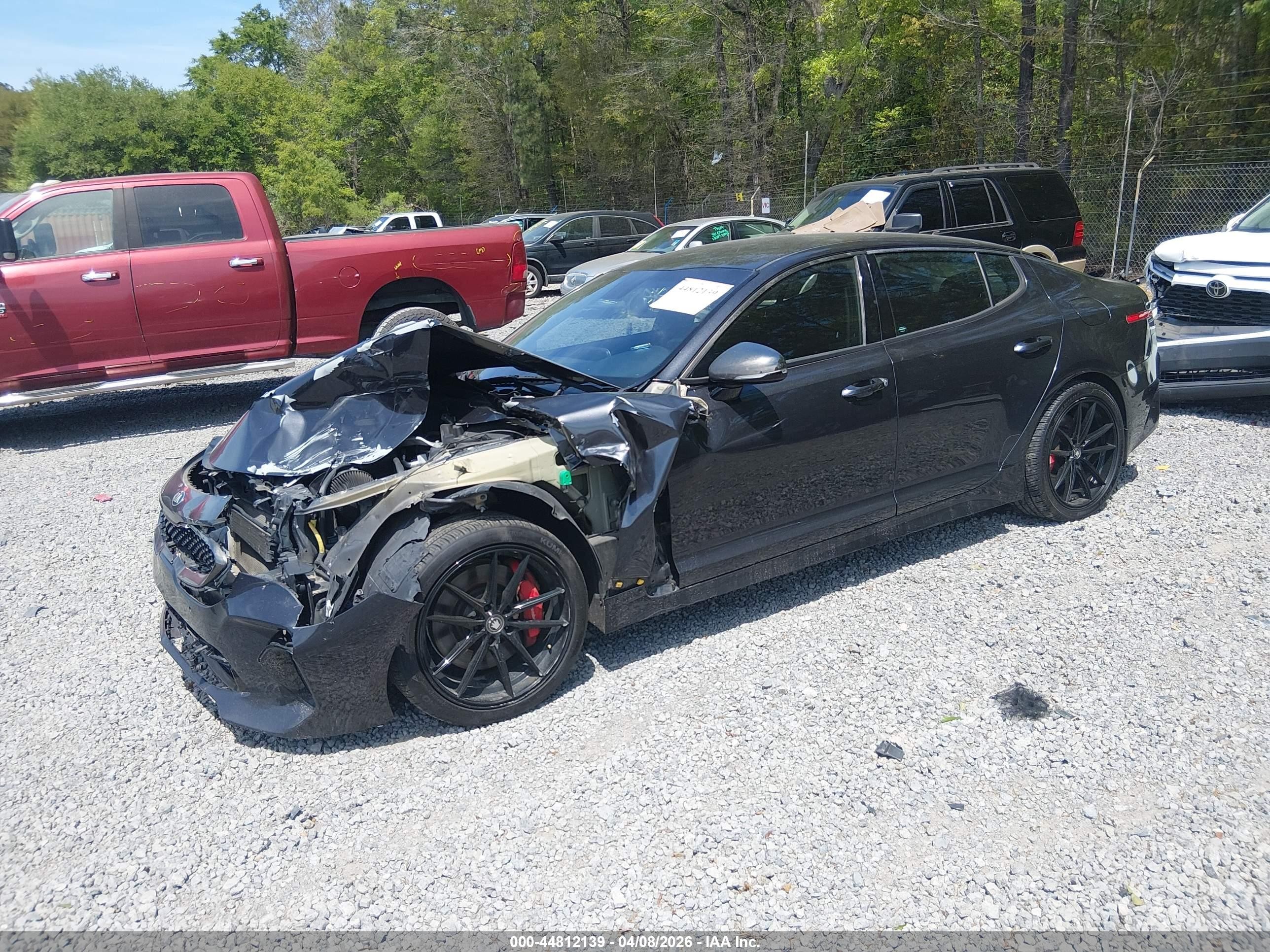 2019 Kia Stinger Gt Black vin: KNAE35LC2K6059208