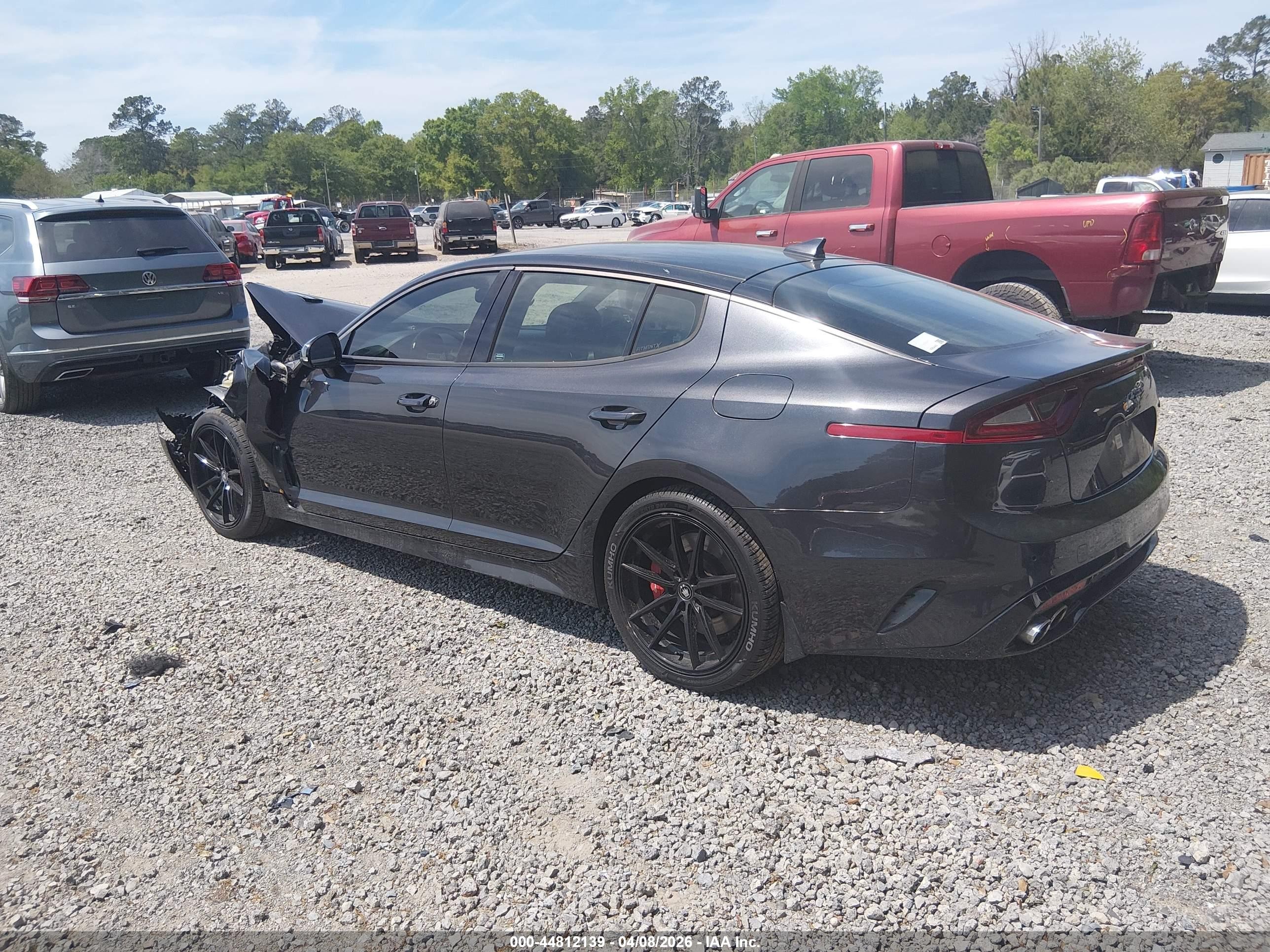 2019 Kia Stinger Gt Black vin: KNAE35LC2K6059208