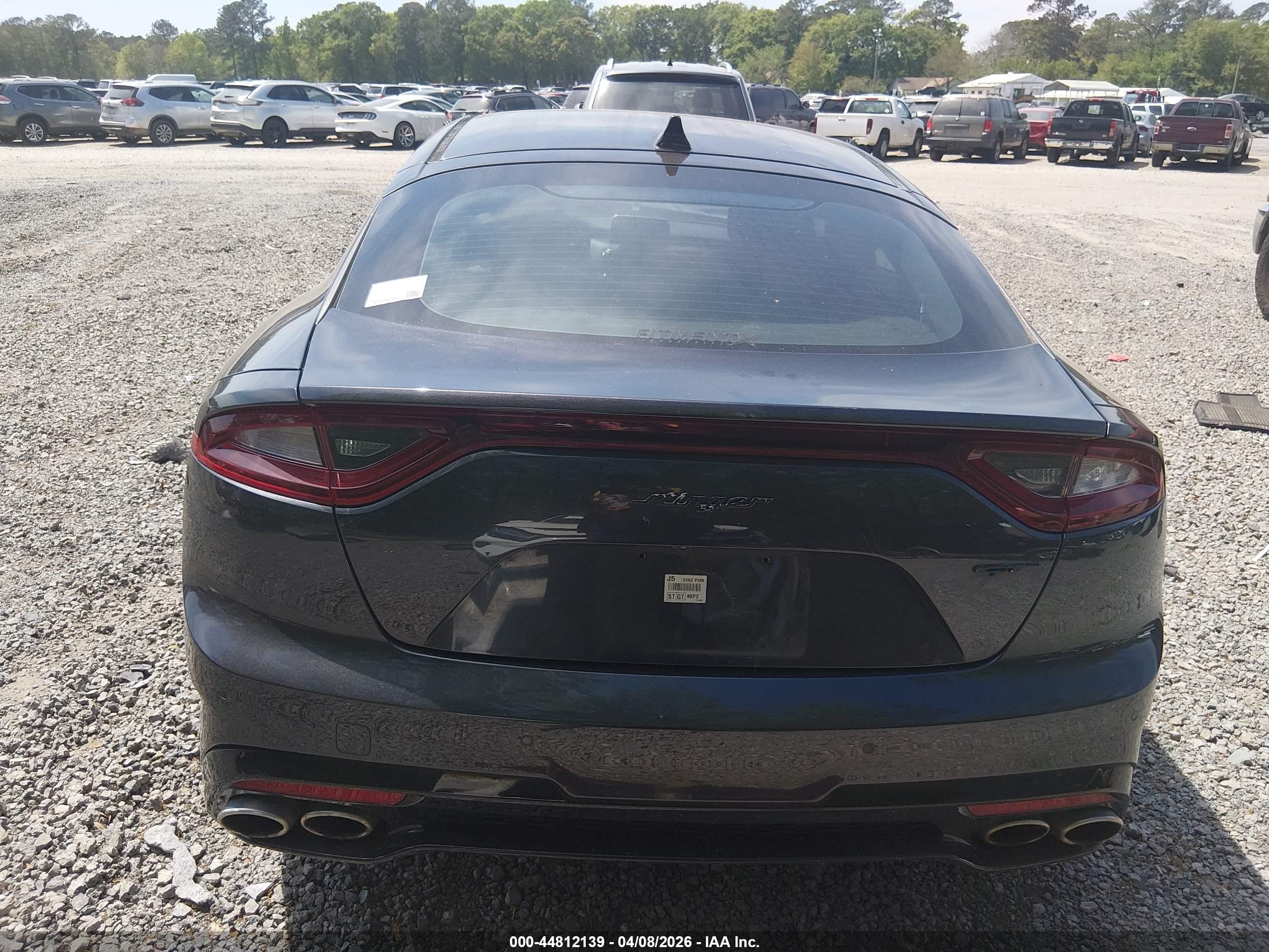 2019 Kia Stinger Gt Black vin: KNAE35LC2K6059208
