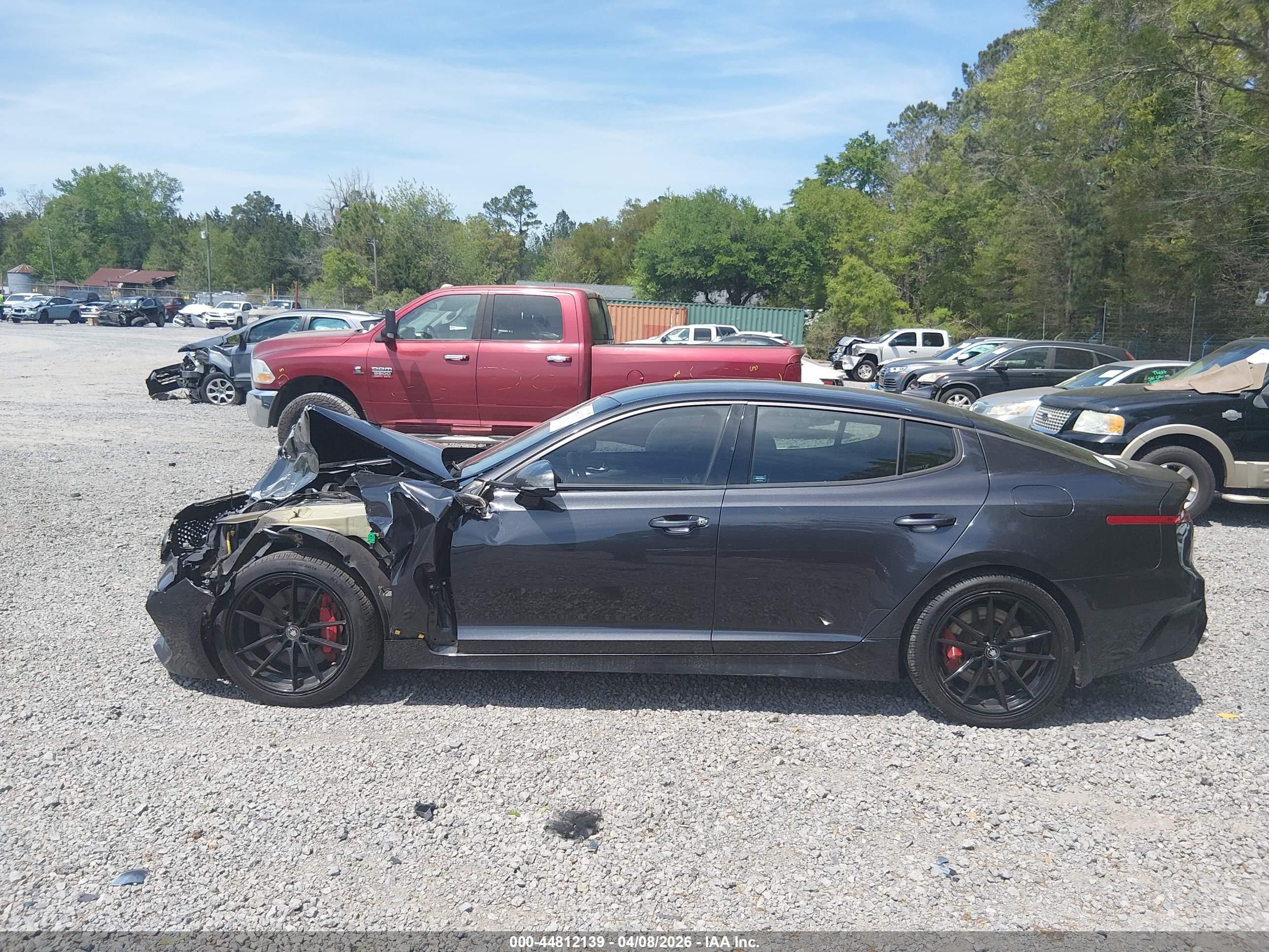 2019 Kia Stinger Gt Black vin: KNAE35LC2K6059208
