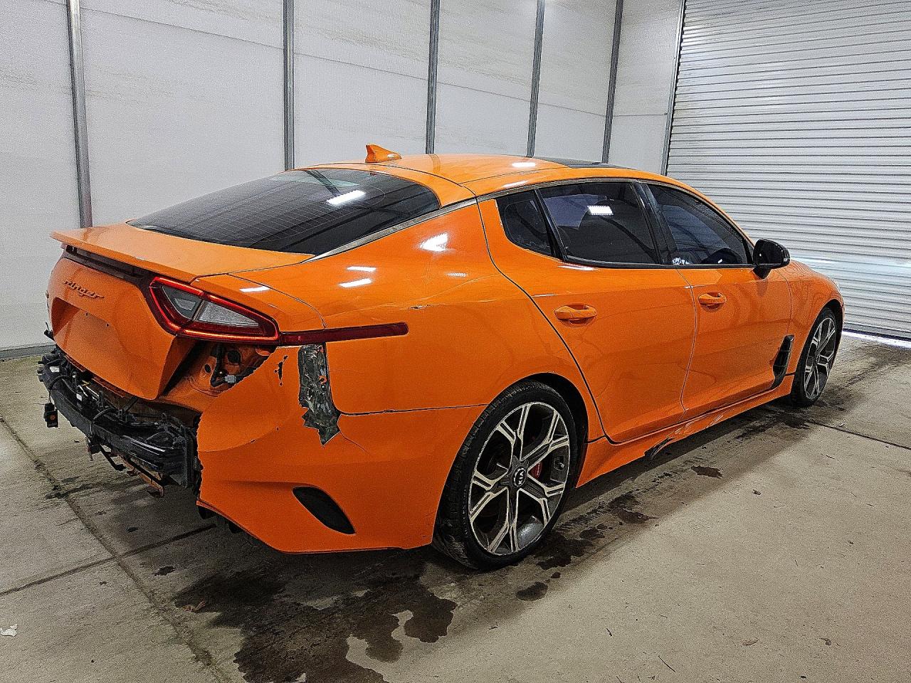 2019 Kia Stinger Gt Orange vin: KNAE35LC4K6069240