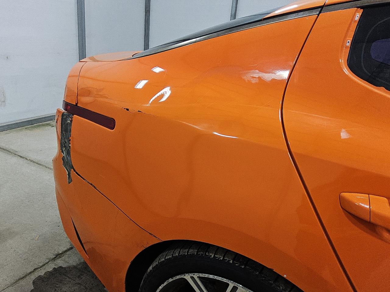 2019 Kia Stinger Gt Orange vin: KNAE35LC4K6069240 Damage: Right Qtr Panel, Multiple Dents/Paint Damage, 3