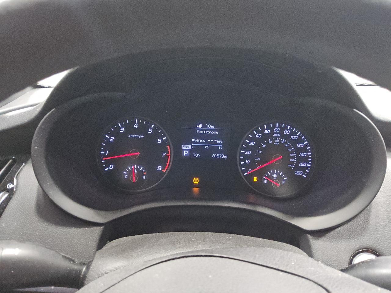 2019 Kia Stinger Gt Orange vin: KNAE35LC4K6069240 Damage: Warning - Tire Pressure, On, Unacceptable