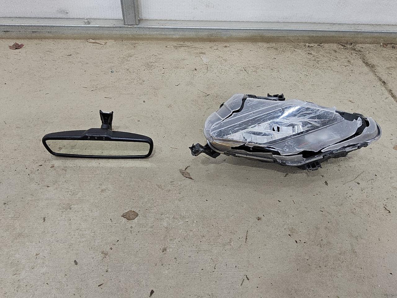 2019 Kia Stinger Gt Orange vin: KNAE35LC4K6069240 Damage: Rear View Mirror, Broken, Replacement Required