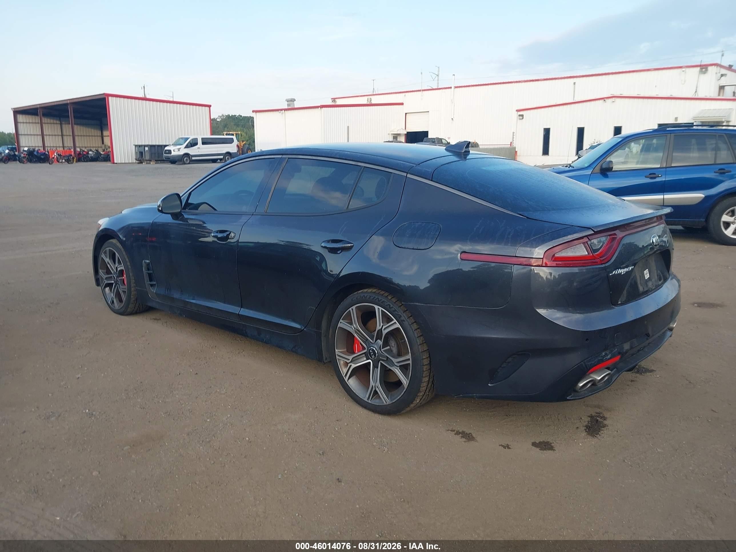 2019 Kia Stinger Gt Gray vin: KNAE35LC5K6046906