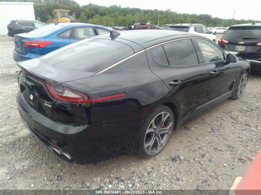 2019 Kia Stinger Gt Черный vin: KNAE35LC5K6055301