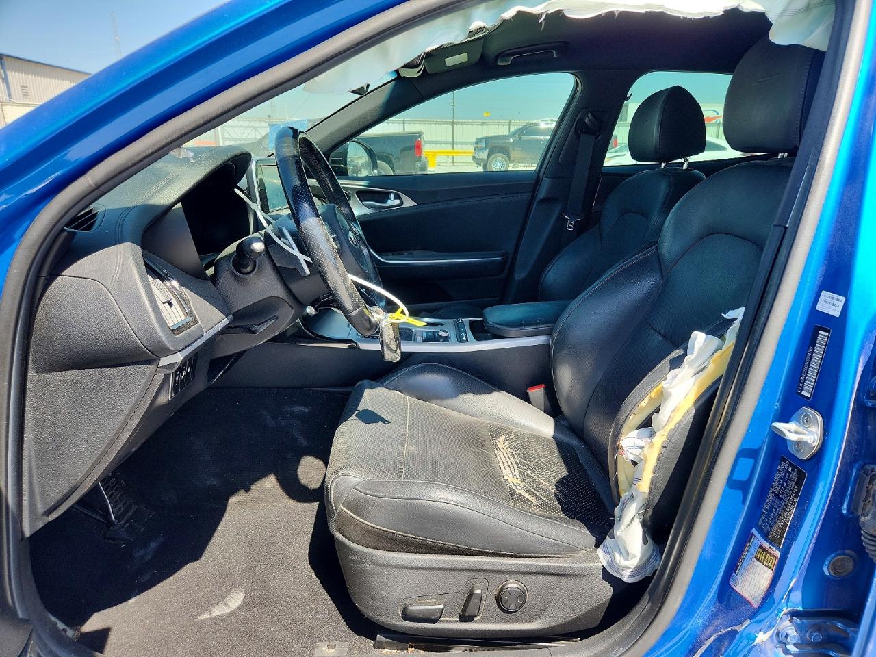 2019 Kia Stinger Gt Blue vin: KNAE35LC6K6054769