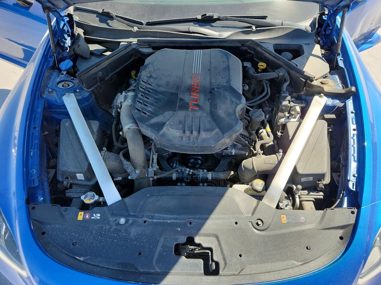 2019 Kia Stinger Gt Blue vin: KNAE35LC6K6054769