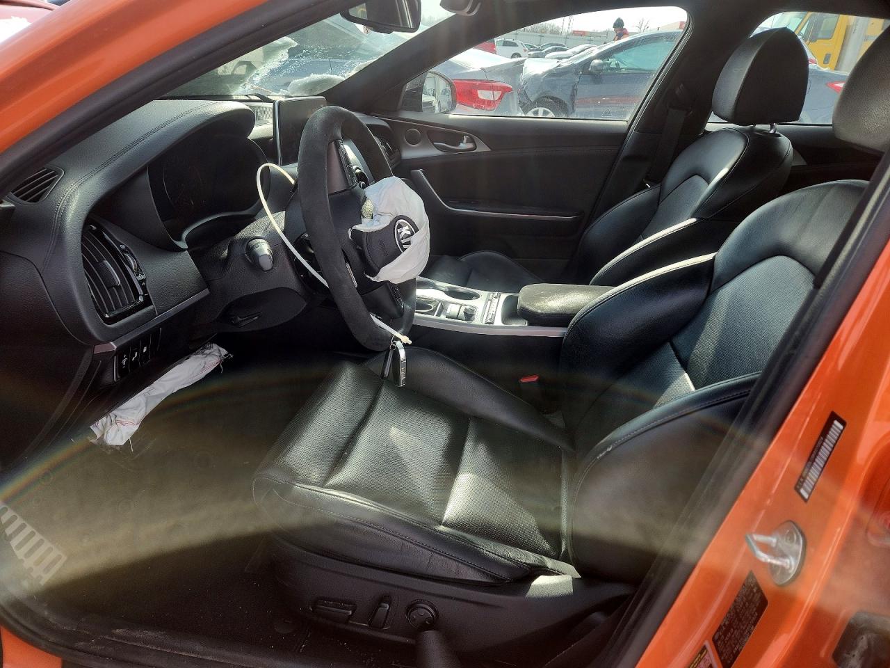 2019 Kia Stinger Gt Orange vin: KNAE35LC6K6070924
