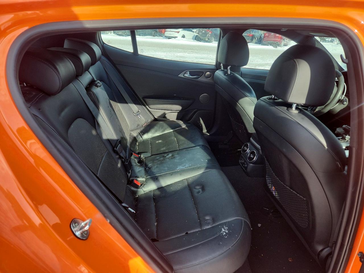 2019 Kia Stinger Gt Orange vin: KNAE35LC6K6070924