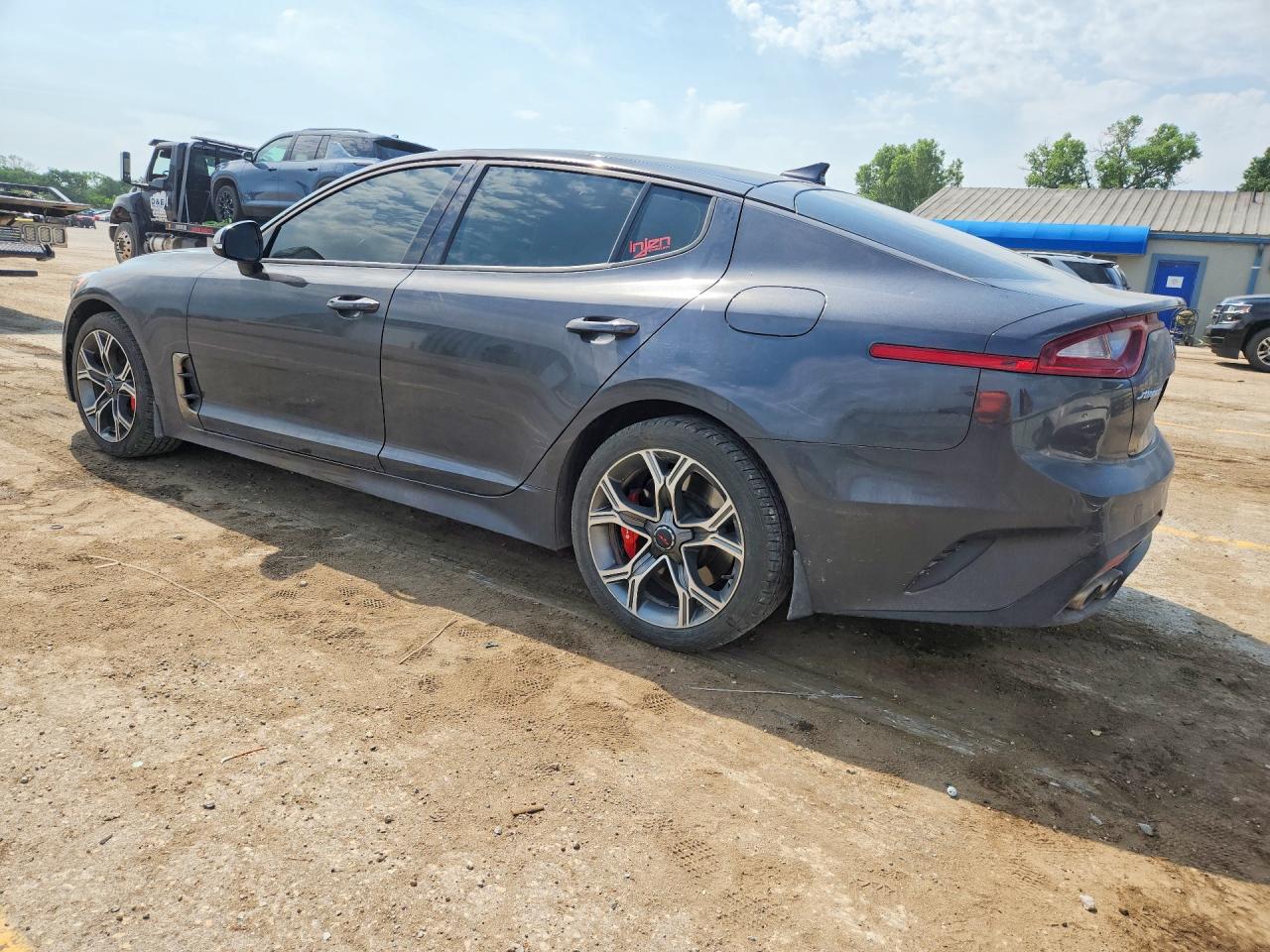 2019 Kia Stinger Gt Charcoal vin: KNAE35LC8K6066292