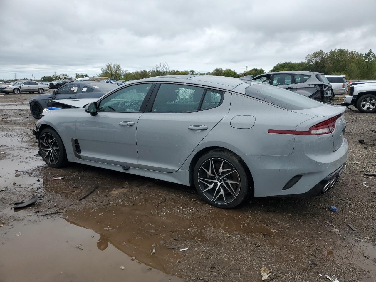 2023 Kia Stinger Gt Line Gray vin: KNAE35LD0P6132978