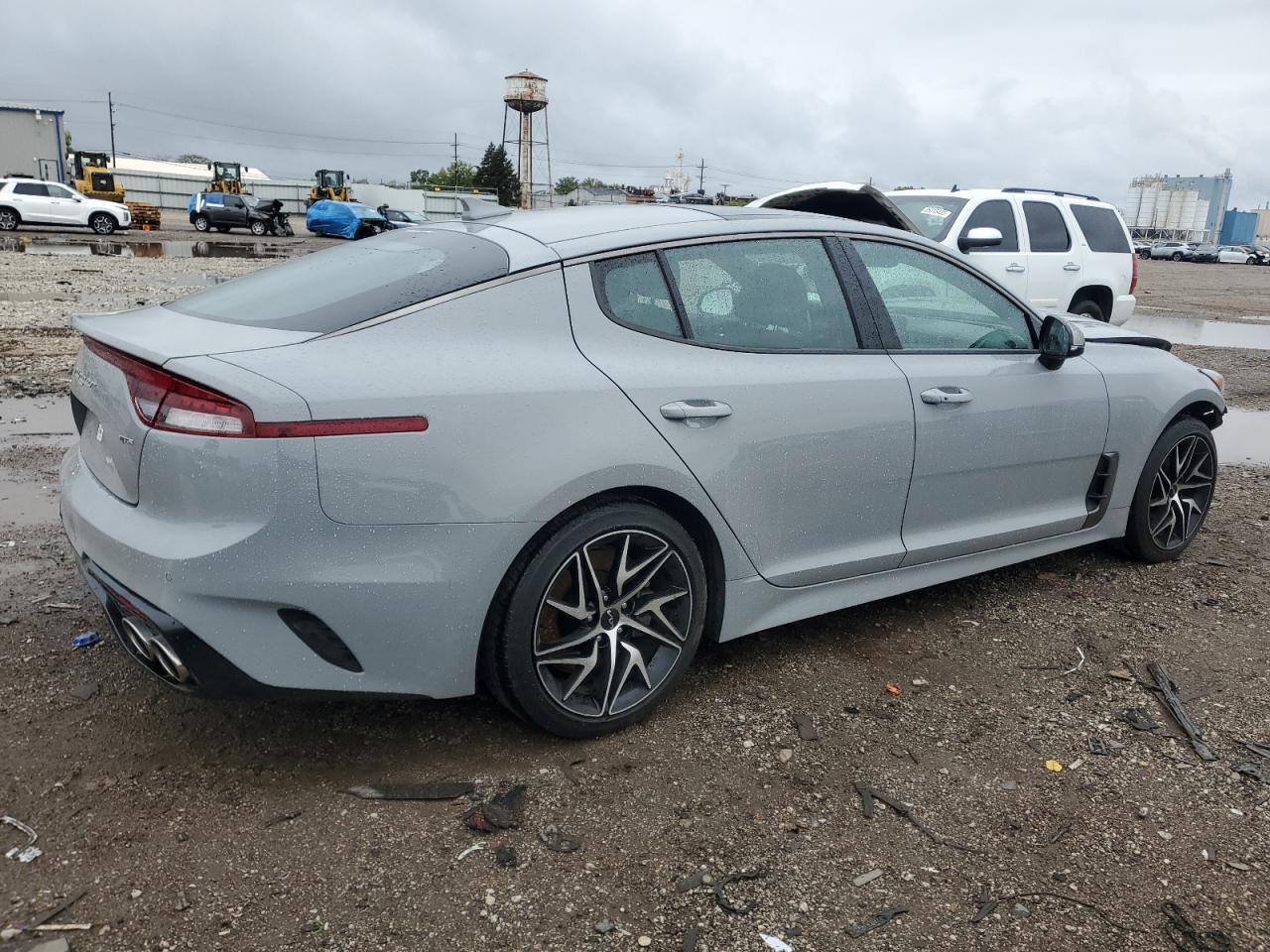 2023 Kia Stinger Gt Line Gray vin: KNAE35LD0P6132978