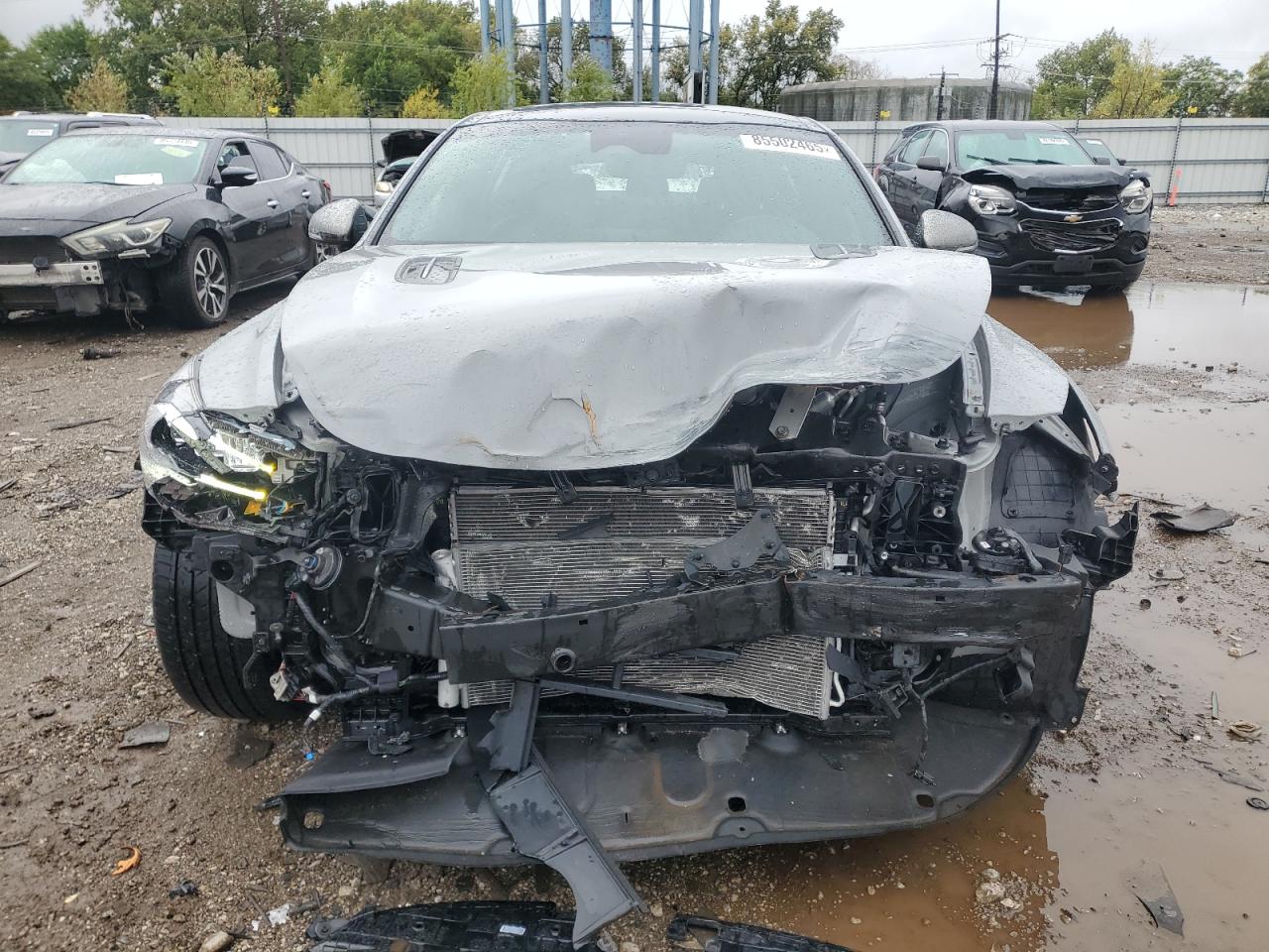 2023 Kia Stinger Gt Line Gray vin: KNAE35LD0P6132978