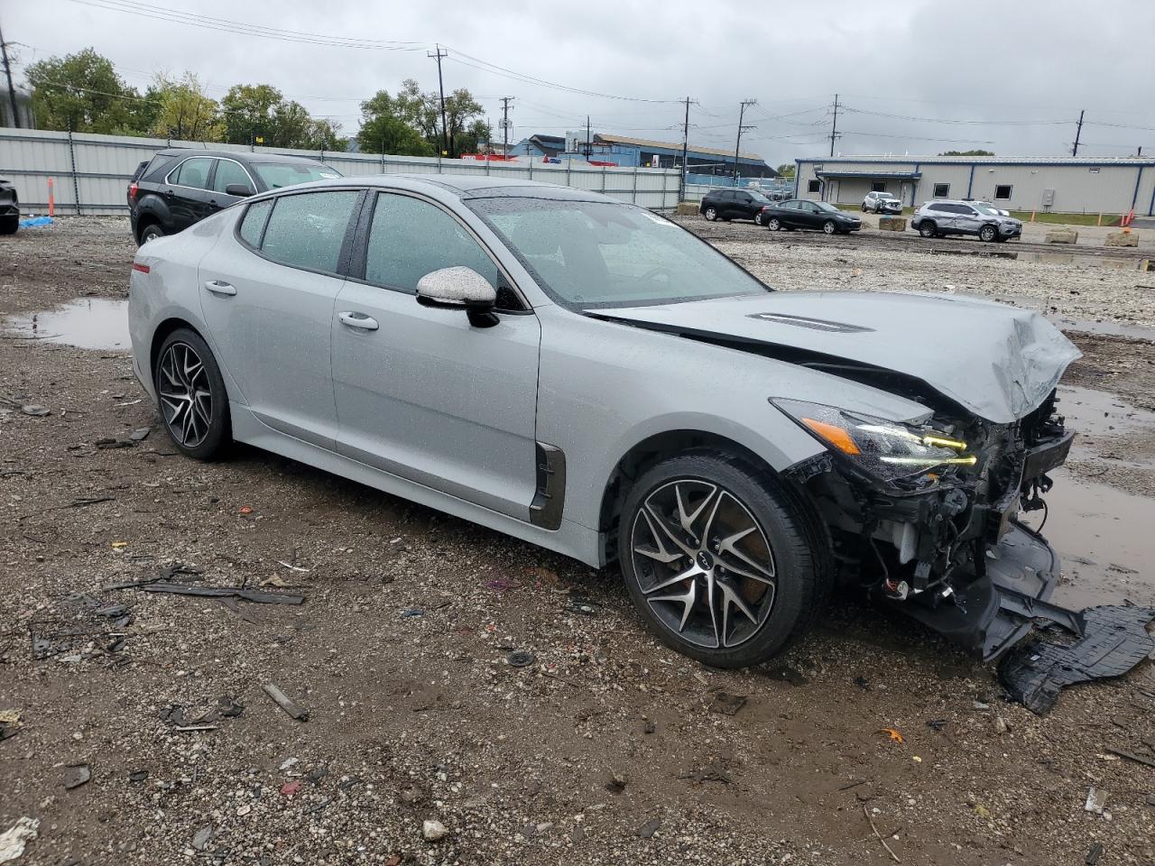 2023 Kia Stinger Gt Line Gray vin: KNAE35LD0P6132978