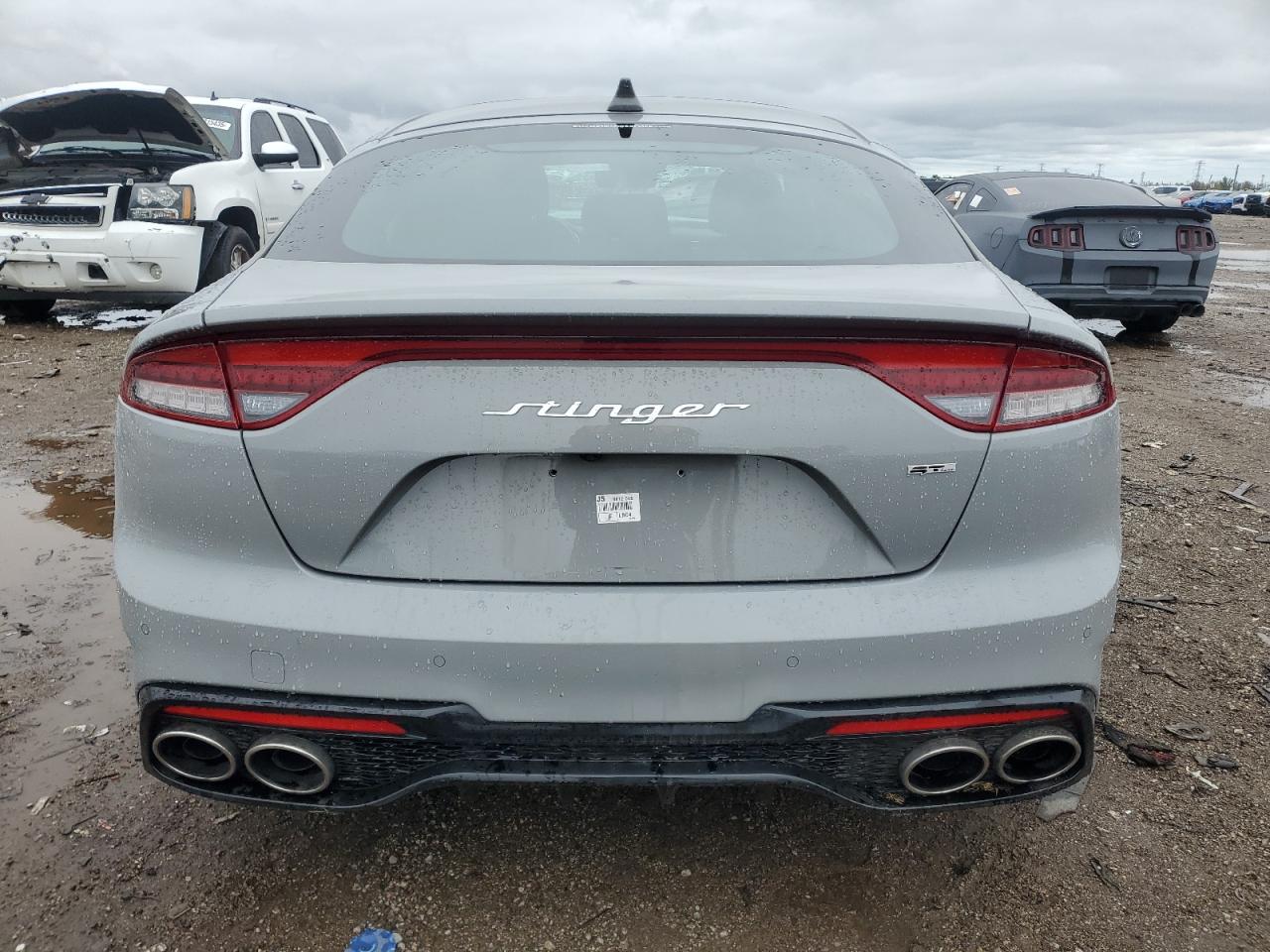 2023 Kia Stinger Gt Line Gray vin: KNAE35LD0P6132978