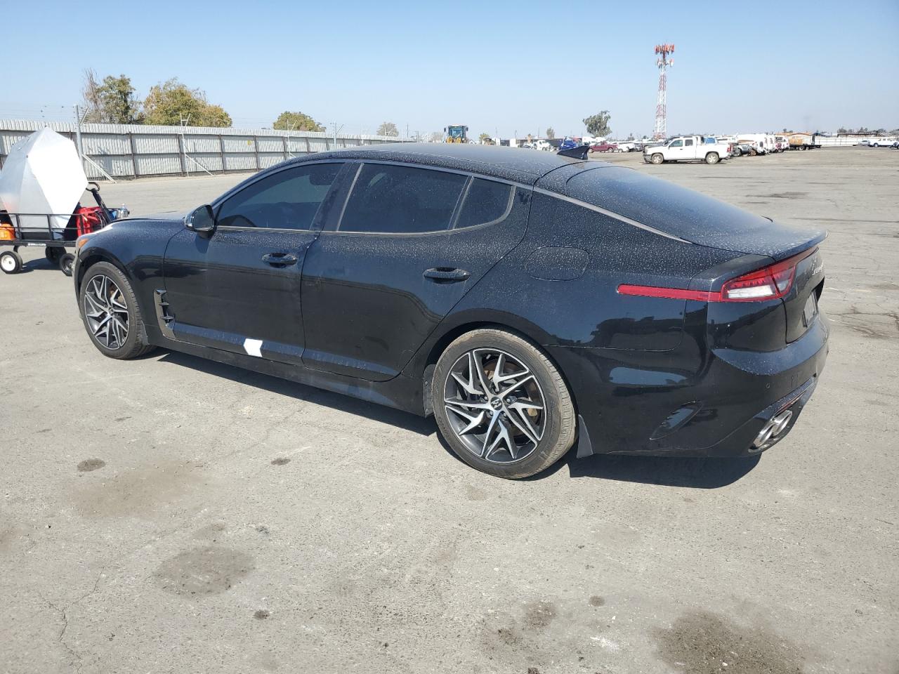 2023 Kia Stinger Gt Line Black vin: KNAE35LD1P6123528