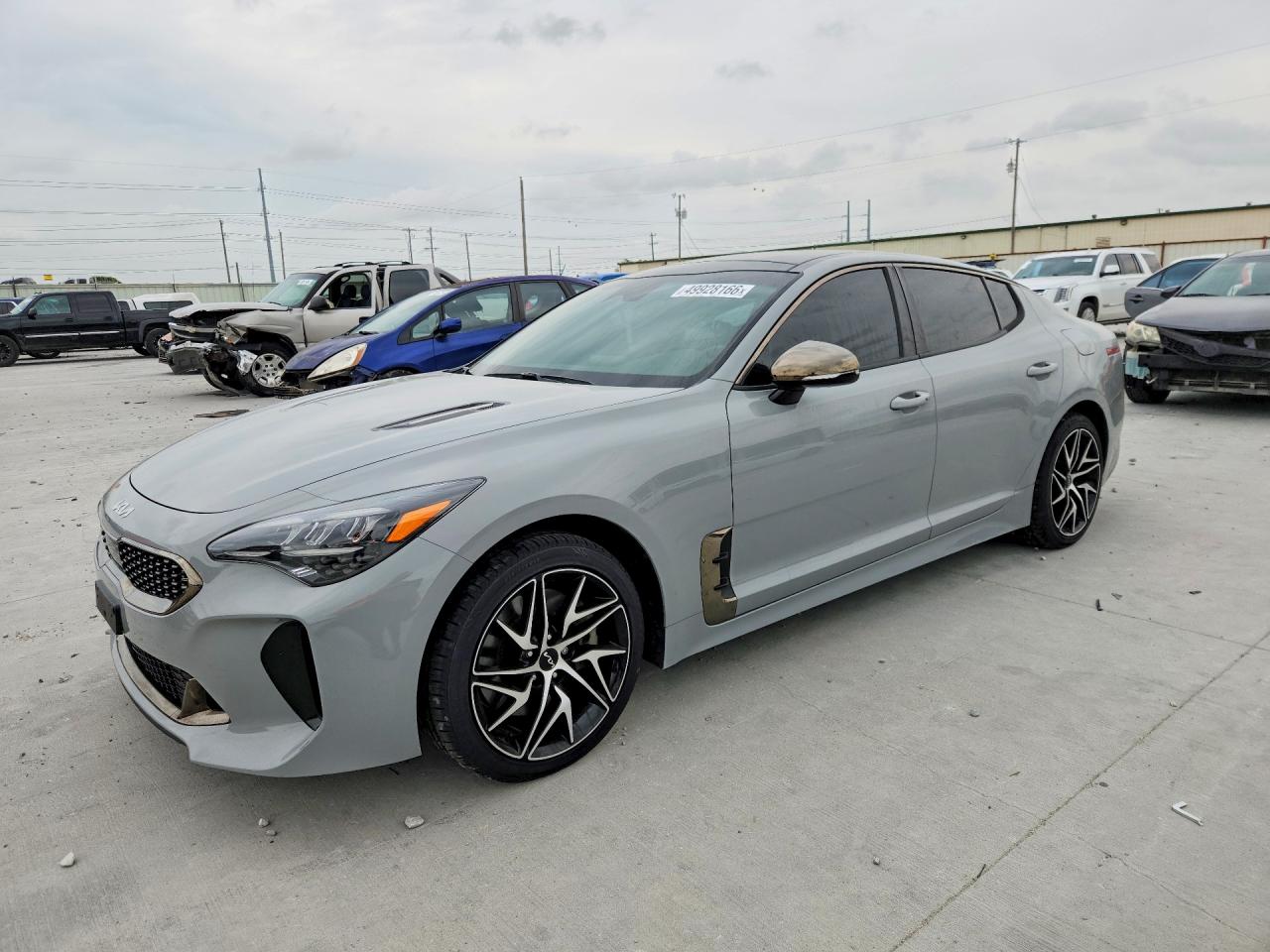 2022 Kia Stinger Gt Line Серый vin: KNAE35LD3N6113659