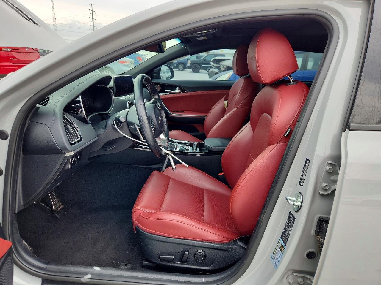 2022 Kia Stinger Gt Line Gray vin: KNAE35LD3N6113659