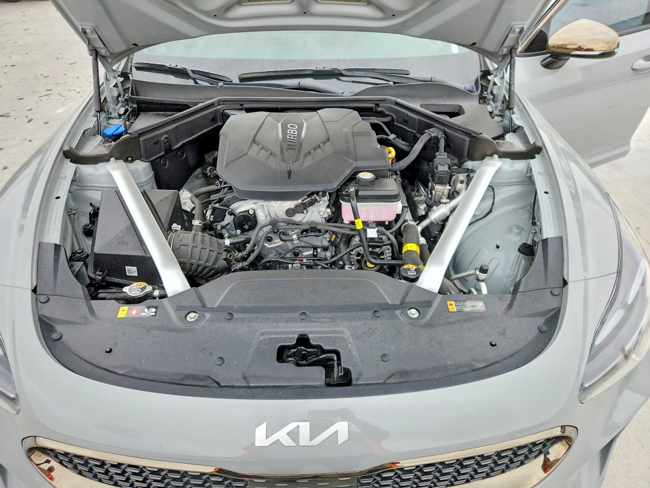 2022 Kia Stinger Gt Line Gray vin: KNAE35LD3N6113659