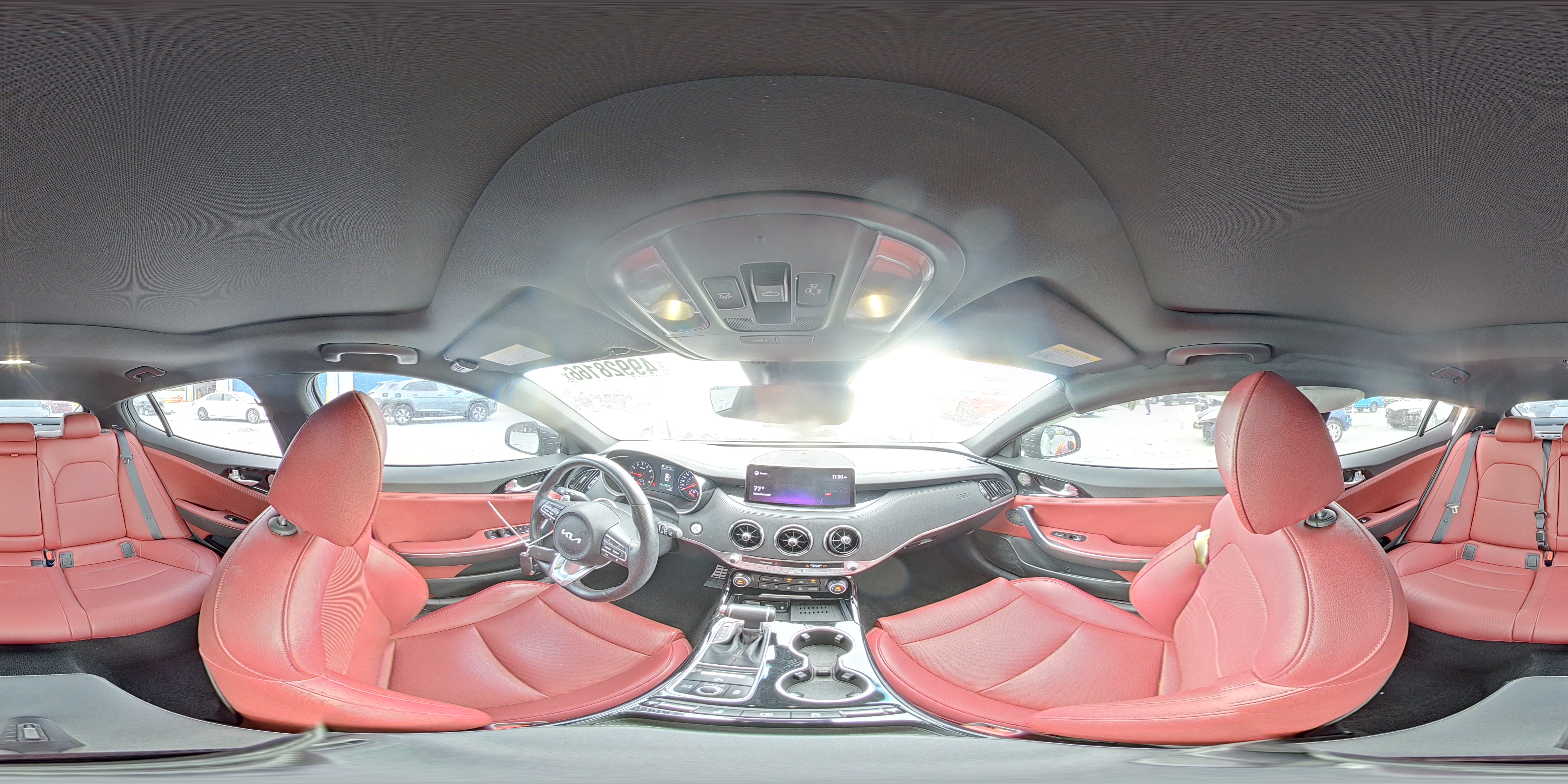 2022 Kia Stinger Gt Line Gray vin: KNAE35LD3N6113659