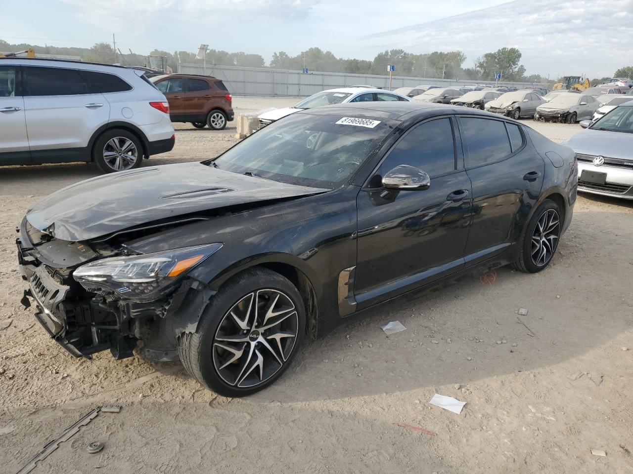 2023 Kia Stinger Gt Line Черный vin: KNAE35LD3P6130948