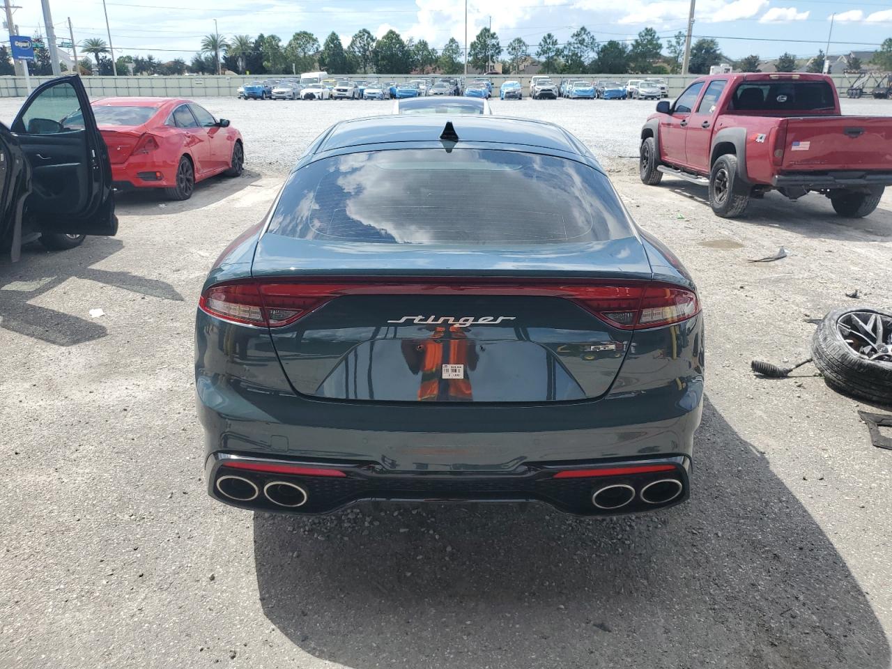 2023 Kia Stinger Gt Line Green vin: KNAE35LD6P6133472