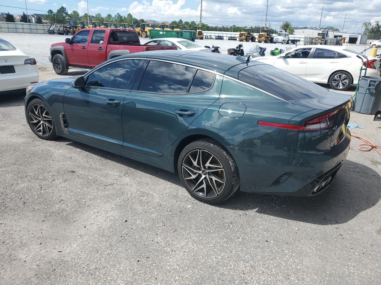 2023 Kia Stinger Gt Line Green vin: KNAE35LD6P6133472