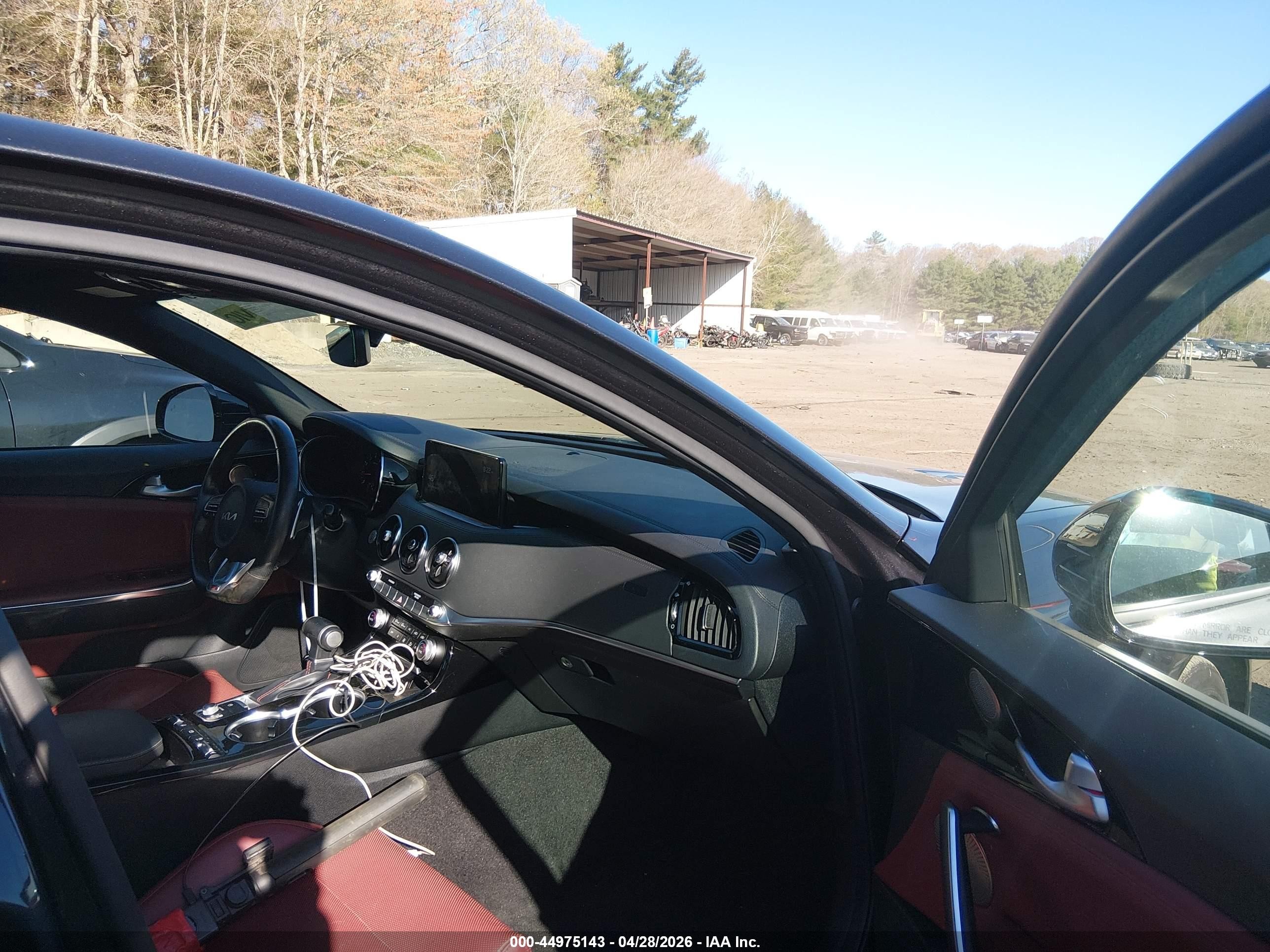 2022 Kia Stinger Gt-line Black vin: KNAE35LD8N6106674