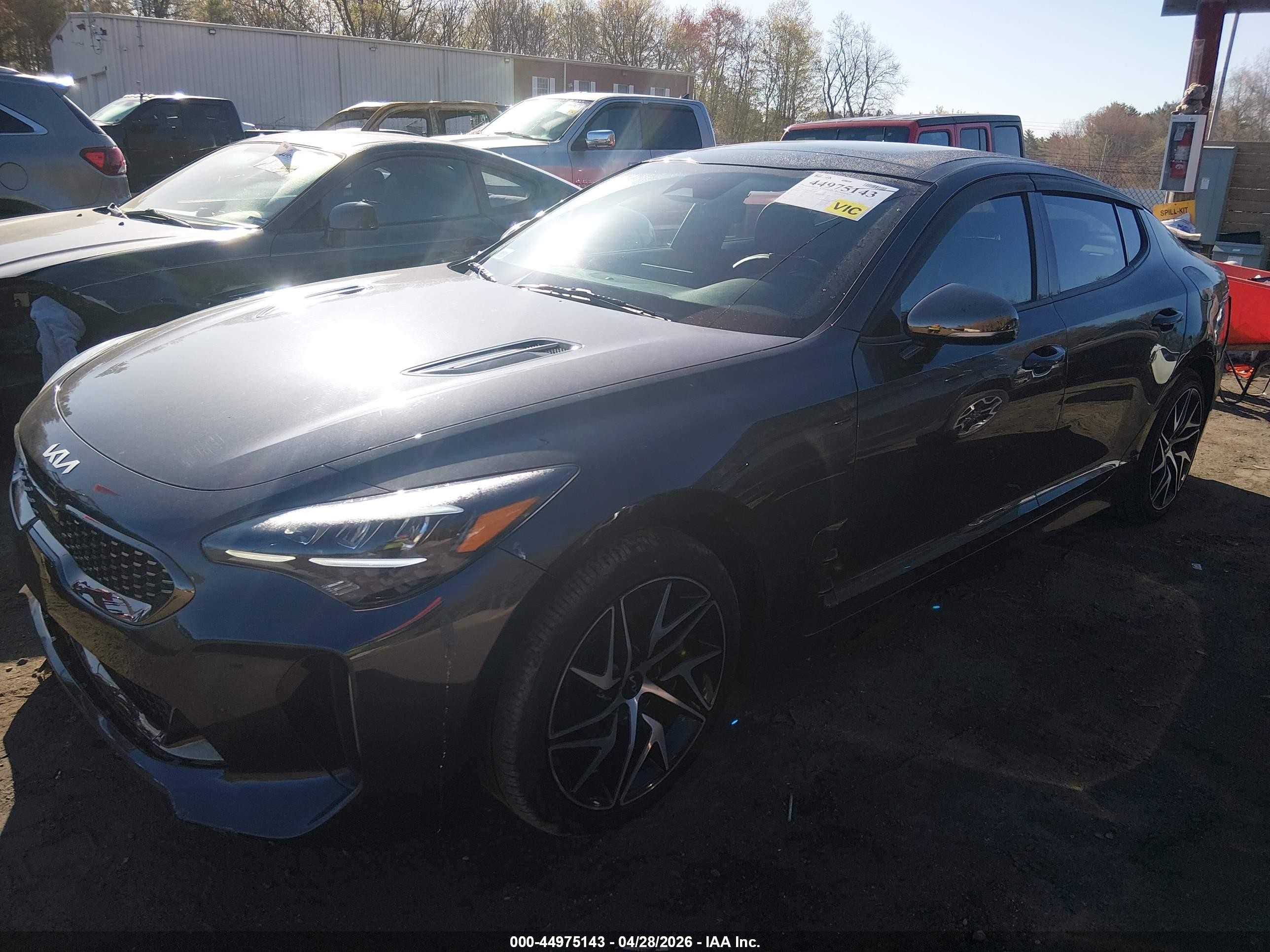 2022 Kia Stinger Gt-line Black vin: KNAE35LD8N6106674