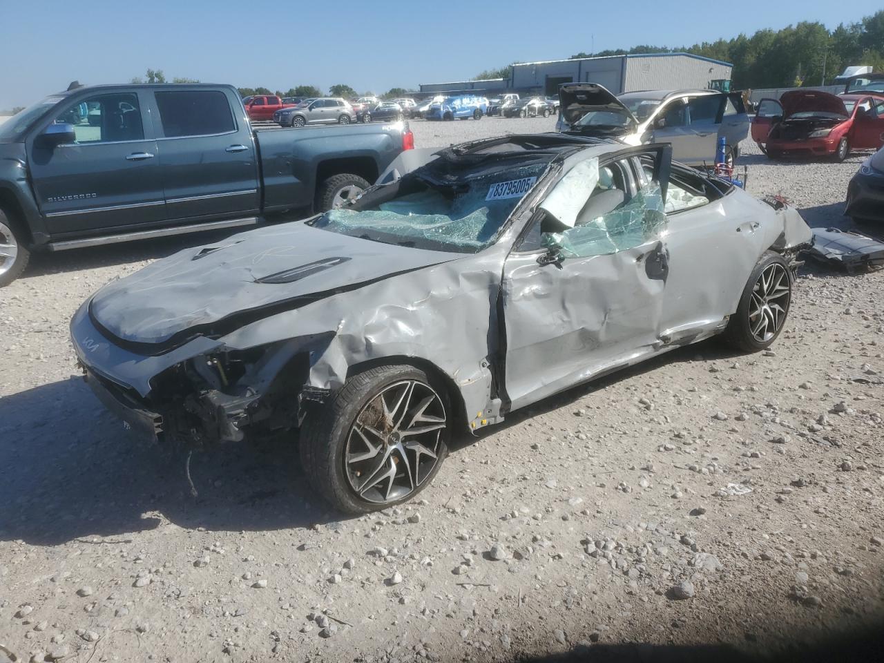 2023 Kia Stinger Gt Line Gray vin: KNAE35LD9P6135815
