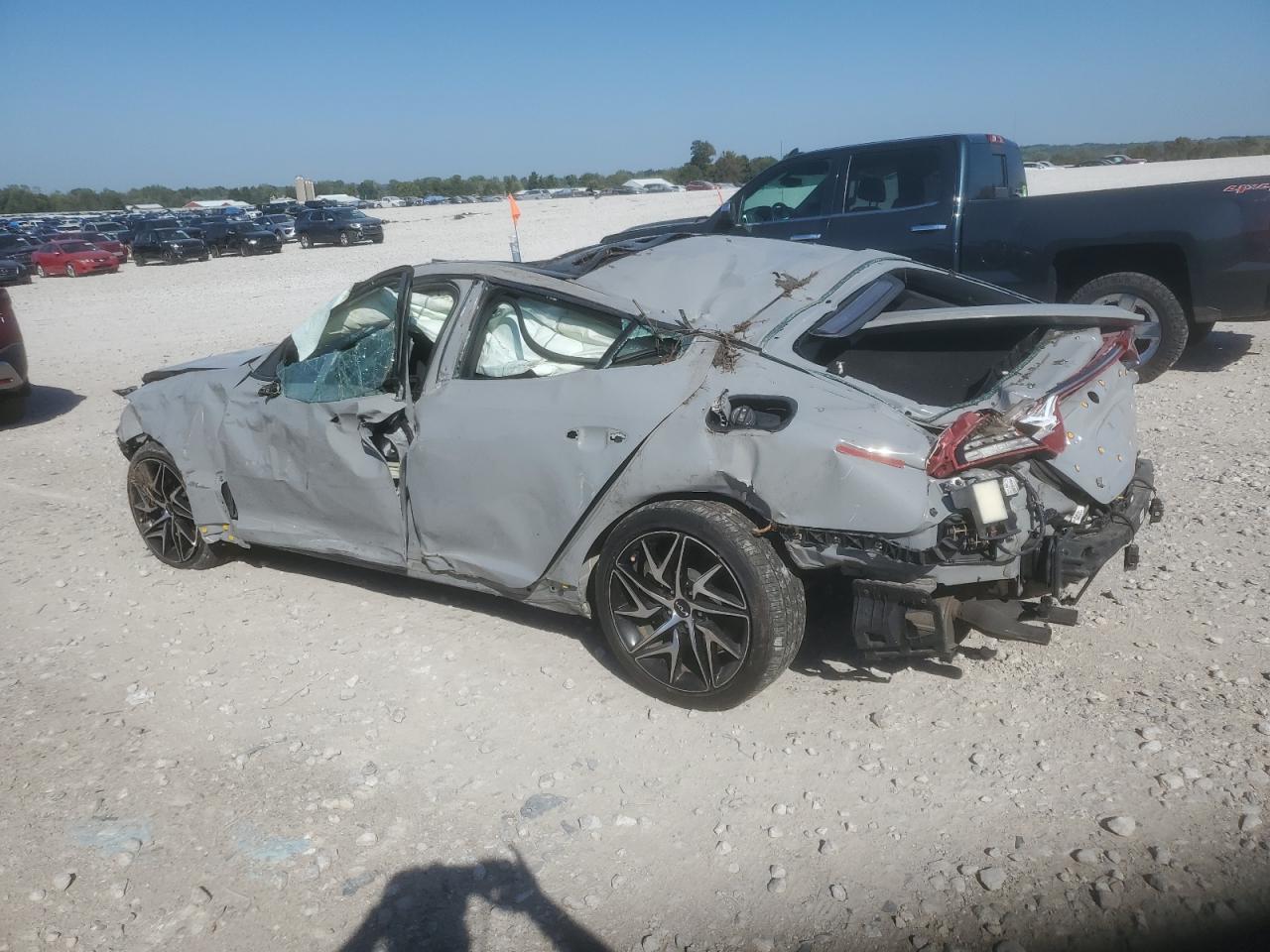 2023 Kia Stinger Gt Line Gray vin: KNAE35LD9P6135815