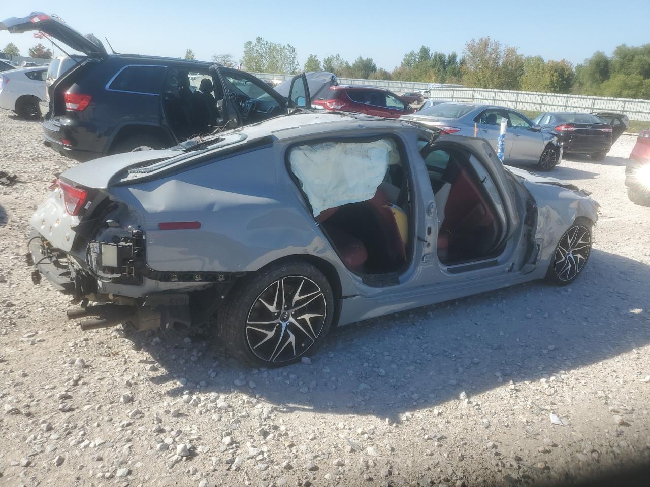 2023 Kia Stinger Gt Line Gray vin: KNAE35LD9P6135815