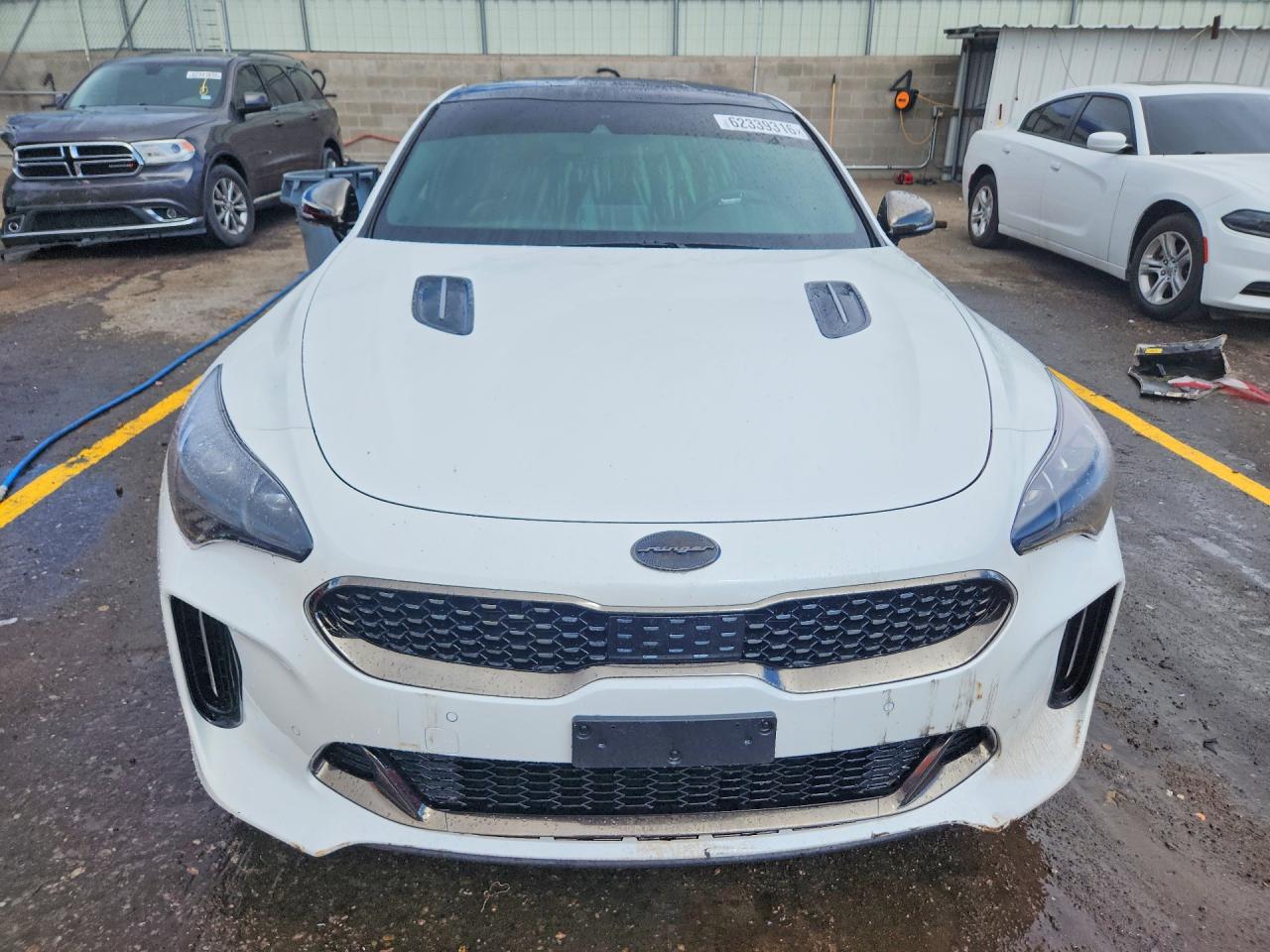 2020 Kia Stinger Gt1 White vin: KNAE45LC0L6072599
