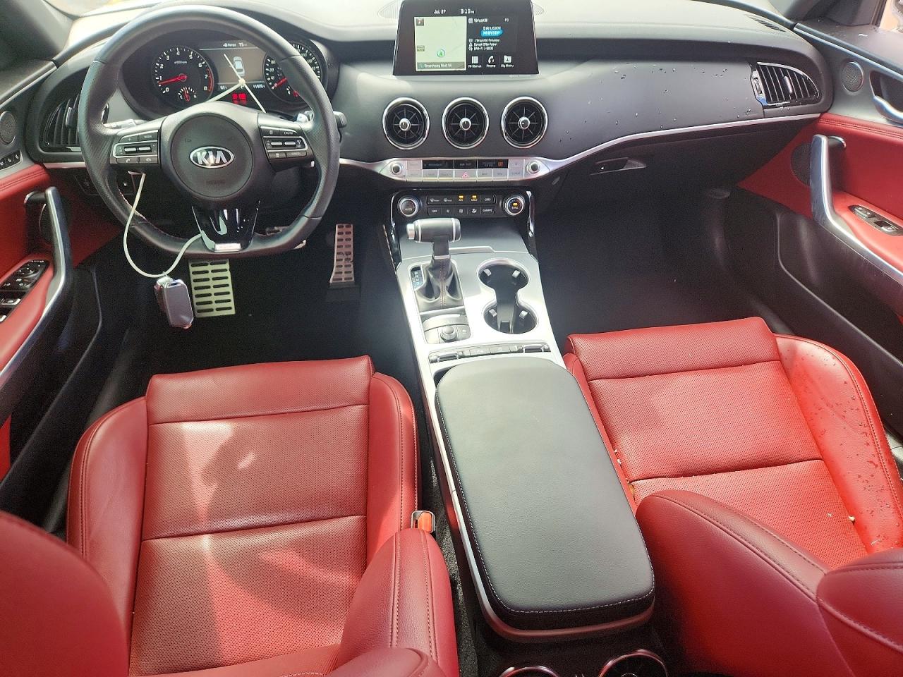 2020 Kia Stinger Gt1 White vin: KNAE45LC0L6072599