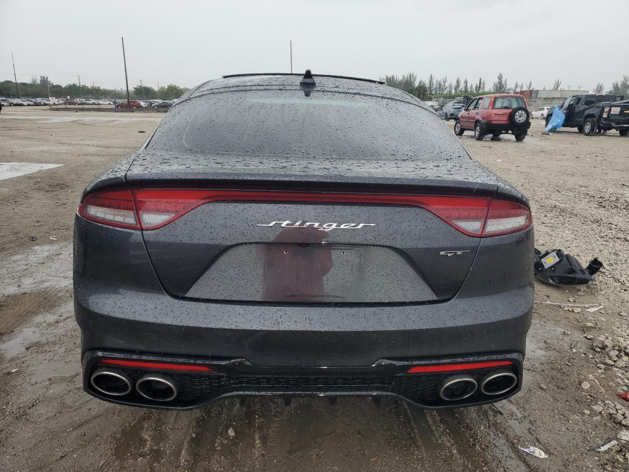 2022 Kia Stinger Gt1 Серый vin: KNAE45LC4N6100200